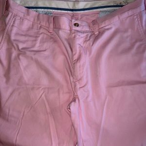 Polo Ralph Lauren Pink Khaki Pants Size W38 L30 Zip Closure Straight Pants Fit.